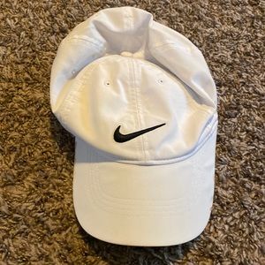 White Nike hat